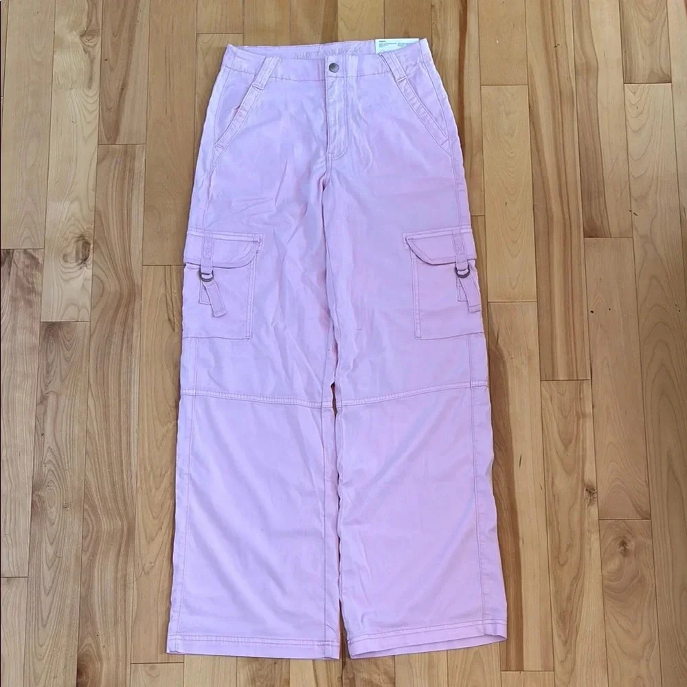 AE | Dreamy Drape Super High-Waisted Cargo Baggy Wide Leg Pants